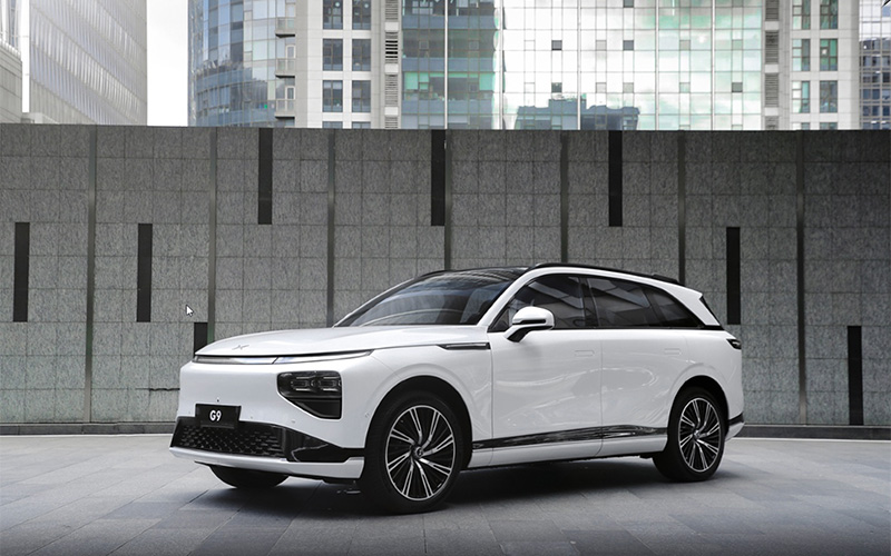 Hvit SUV fra Xpeng